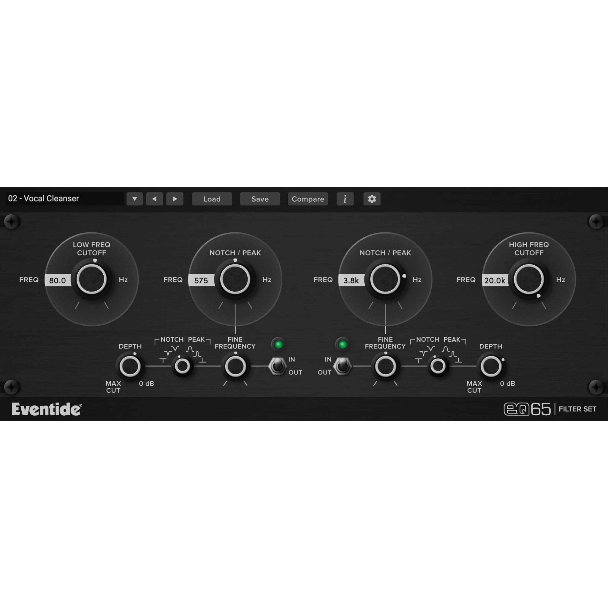 EQ65 User Interface